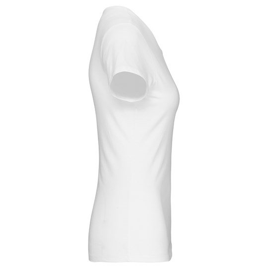 T-shirt col rond manches courtes femme