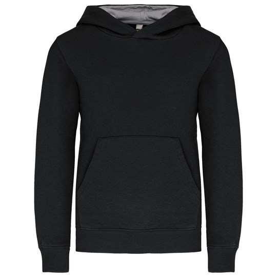 Sweat-shirt capuche contrastée enfant