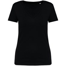T-shirt écoresponsable col V femme