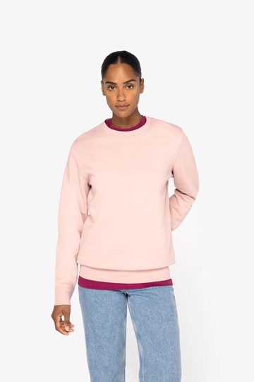 Sweat-shirt écoresponsable à col rond unisexe