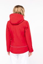 Parka softshell doublée capuche femme
