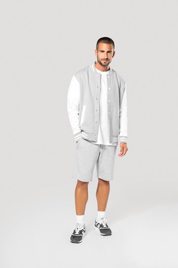 Blouson molleton teddy unisexe