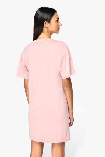 Robe t-shirt écoresponsable délavée femme