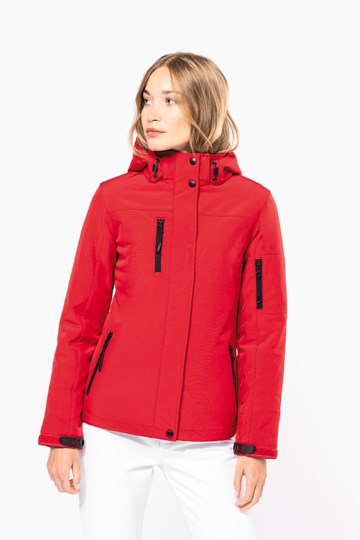 Parka softshell doublée capuche femme