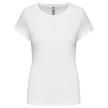 T-shirt col rond manches courtes femme