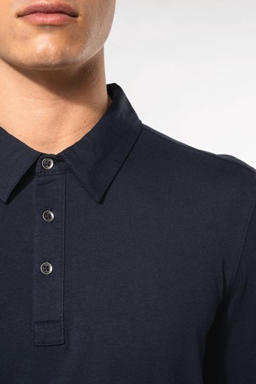 Polo jersey manches longues homme