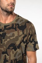 T-shirt camo manches courtes homme