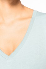 T-shirt écoresponsable col V femme