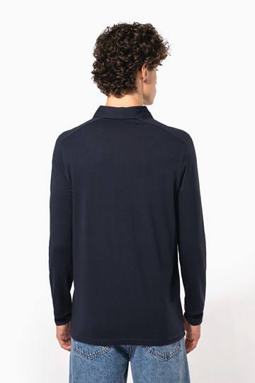 Polo jersey manches longues homme