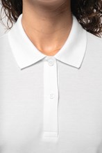 Polo piqué manches longues Bio180 femme
