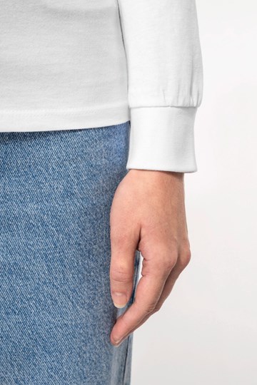 Polo jersey manches longues femme