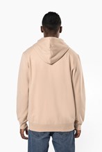 Sweat-shirt recyclé zippé à capuche unisexe