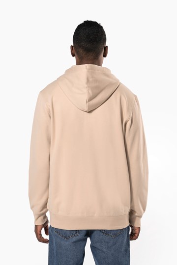 Sweat-shirt recyclé zippé à capuche unisexe