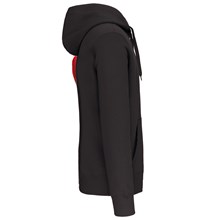 Sweat-shirt zippé capuche unisexe