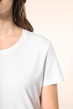 T-shirt Supima® col rond manches courtes femme