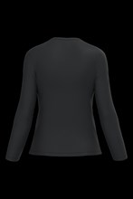 T-shirt col V manches longues femme