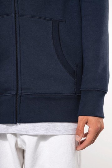 Sweat-shirt zippé capuche homme