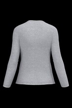 T-shirt col V manches longues femme