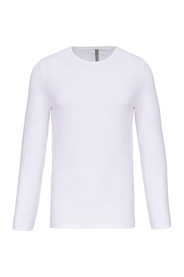 T-shirt col rond manches longues homme