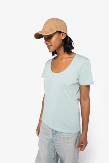 T-shirt écoresponsable slub femme