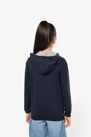 Sweat-shirt zippé capuche enfant