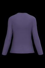 T-shirt col V manches longues femme