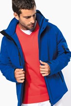 Parka softshell doublée capuche homme