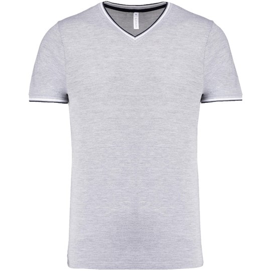 T-shirt maille piquée col V homme