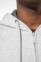 Sweat-shirt zippé capuche unisexe