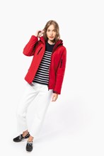 Parka softshell doublée capuche femme