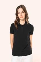 Polo Supima® manches courtes femme