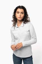 Polo manches longues femme