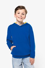 Sweat-shirt capuche contrastée enfant
