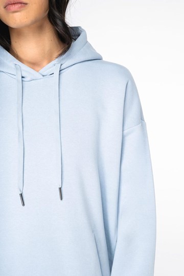 Robe sweat-shirt écoresponsable à capuche femme