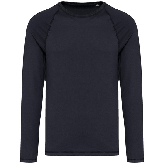 T-shirt écoresponsable raglan manches longues homme