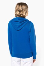 Sweat-shirt écoresponsable zippé à capuche femme