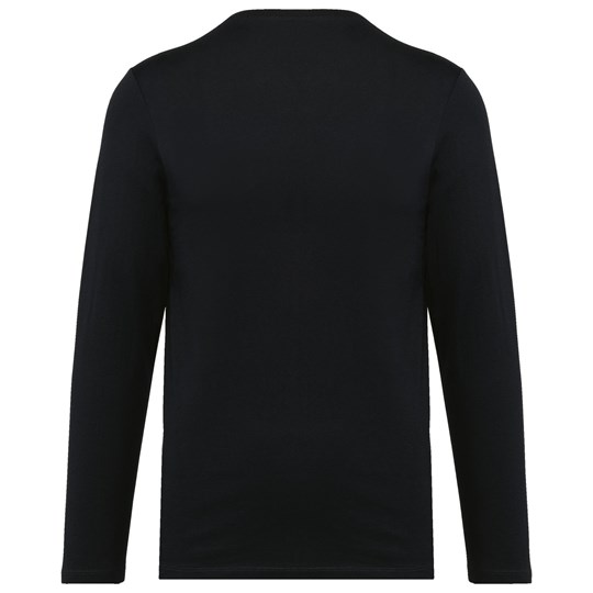 T-shirt Supima® col rond manches longues homme