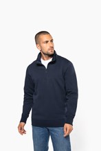 Sweat-shirt col zippé homme
