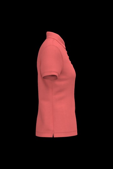 Polo piqué manches courtes femme