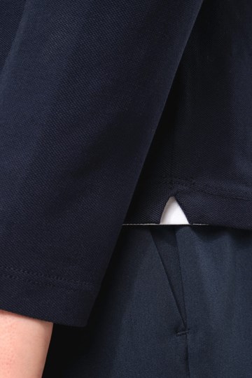 Polo Supima® manches longues femme