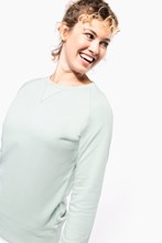 Sweat-shirt Bio col rond manches raglan femme