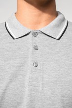 Polo maille piquée manches courtes homme