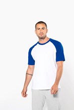 Baseball > t-shirt bicolore manches courtes