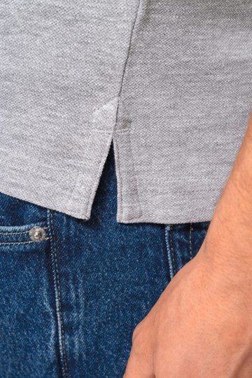 Polo maille piquée manches courtes homme