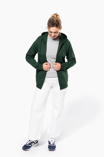 Sweat-shirt zippé capuche unisexe