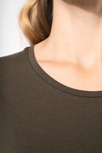 T-shirt col rond manches courtes femme