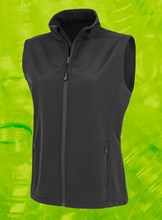 Bodywarmer softshell femme recyclé