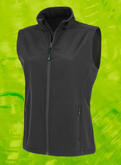 Bodywarmer softshell femme recyclé