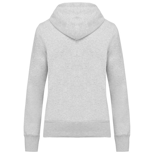 Sweat-shirt écoresponsable zippé à capuche femme