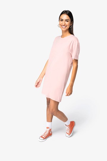 Robe t-shirt écoresponsable délavée femme